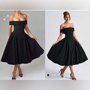 Miranda midi dress black. New with tags. Size small.